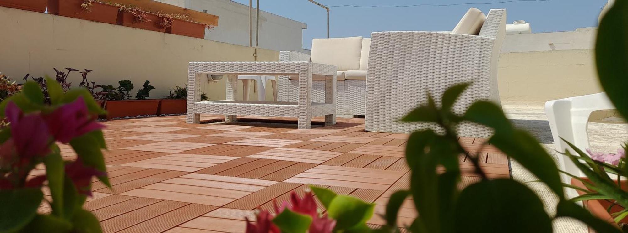 Ramzam - Spacious & Modern 3 Bedroom Apartment With Roof Terrace Марсаскала Экстерьер фото