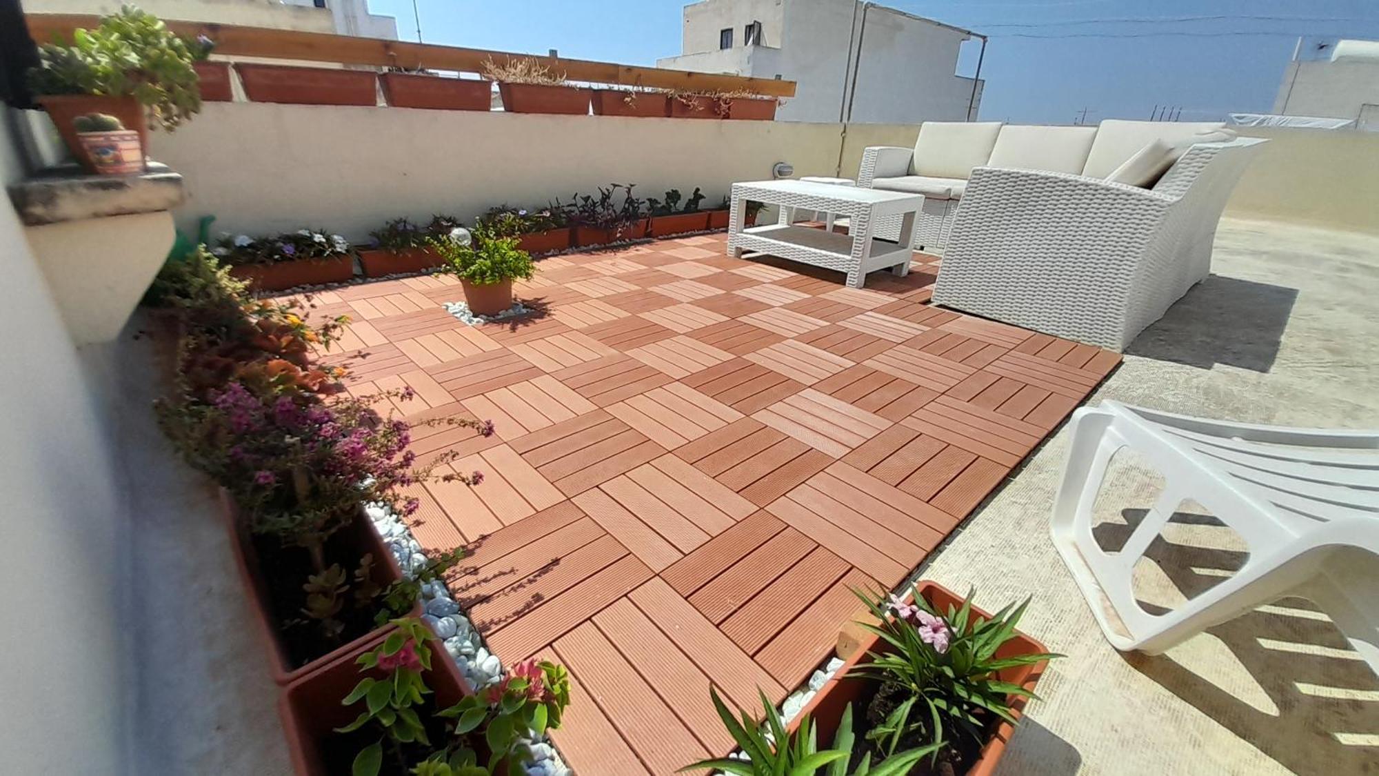 Ramzam - Spacious & Modern 3 Bedroom Apartment With Roof Terrace Марсаскала Экстерьер фото